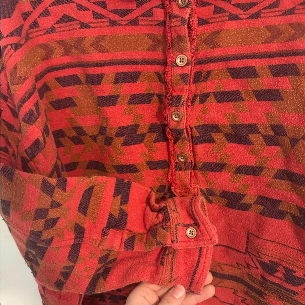 Aztec button pullover - Picture 2 of 3